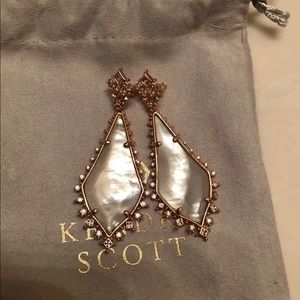 Kendra Scott Rose Gold Martha Bridal Earrings
